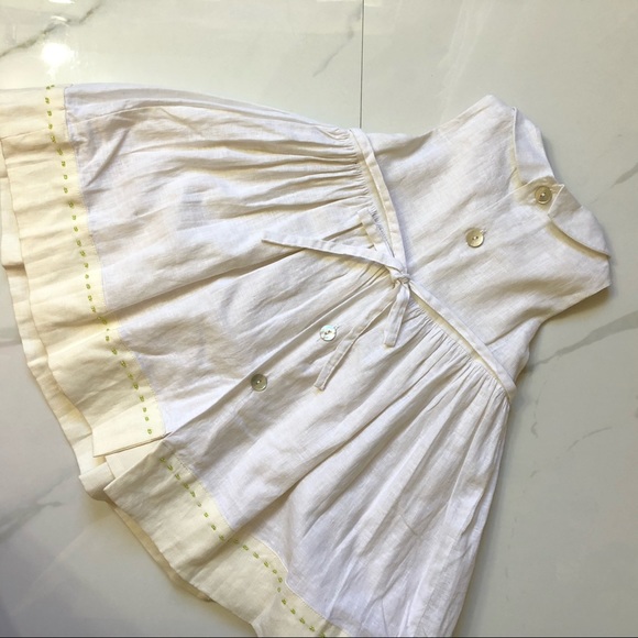 NWT Jacadi Sleeveless Smock Dress - Picture 6 of 6